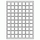 576 - Label Size 25mm x 25mm - 70 labels per sheet